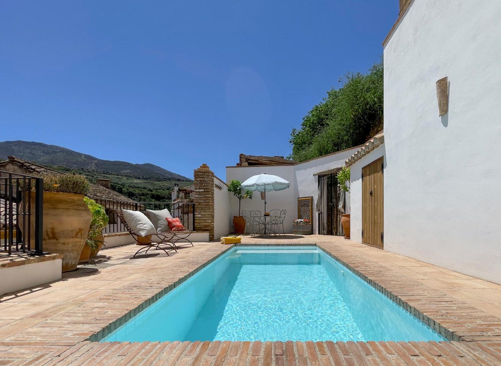 Stunning Spanish White Village Home Private Pool Stunning Views Saleres Exterior foto